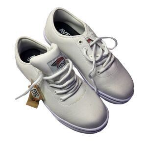 NWT Avenger Work Boots Alley White Sneaker Low Top Women 7 STEEL TOE Workwear
